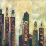 Cheryl Edwards - New York City Water Towers Greenich