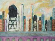 Cheryl Edwards - New York City Water Towers Greenich